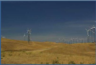 Wind farm in Northern Great Basin grasslands