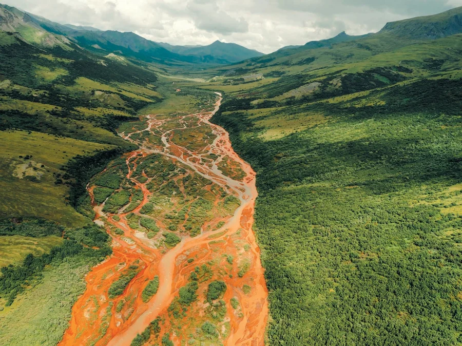 AK rivers turning orange